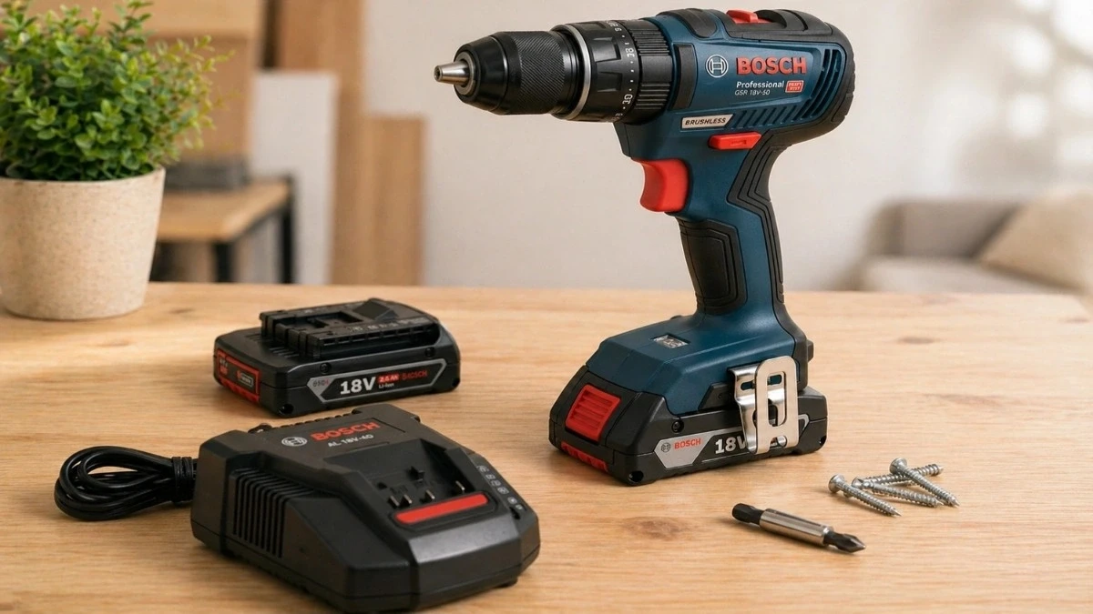 Parafusadeira Bosch GSR 18V-50 — melhor 20V para reformas e uso semi-profissional 2026